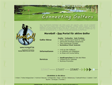 Tablet Screenshot of moregolf.de